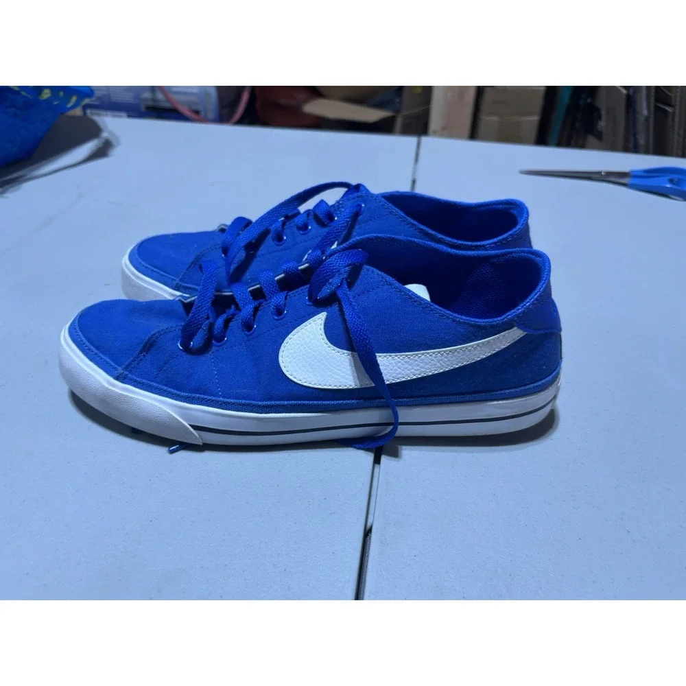 Blue Nike Court Legacy Canvas Shoes Size US Men's 10.5‎
